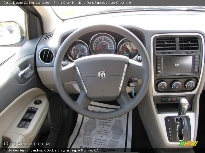 Bright Silver Metallic / Dark Slate/Medium Graystone 2011 Dodge Caliber Mainstreet