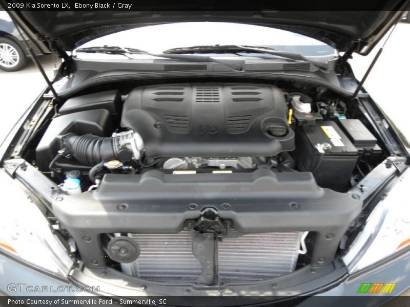 Ebony Black / Gray 2009 Kia Sorento LX