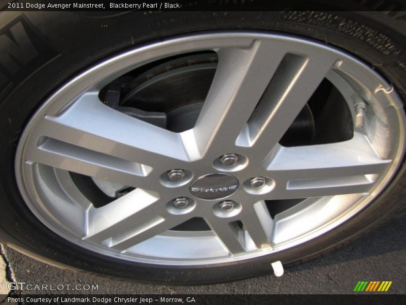 Blackberry Pearl / Black 2011 Dodge Avenger Mainstreet