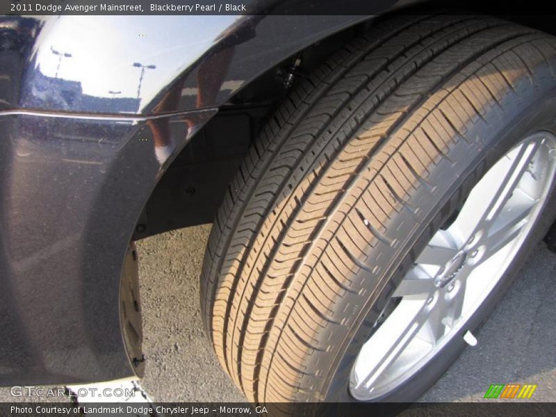 Blackberry Pearl / Black 2011 Dodge Avenger Mainstreet