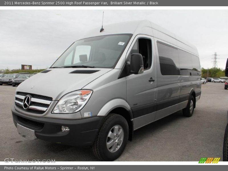 Brilliant Silver Metallic / Black 2011 Mercedes-Benz Sprinter 2500 High Roof Passenger Van