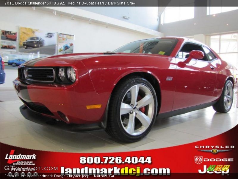 Redline 3-Coat Pearl / Dark Slate Gray 2011 Dodge Challenger SRT8 392