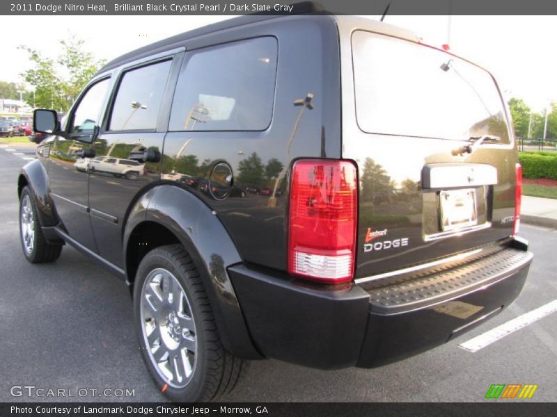 Brilliant Black Crystal Pearl / Dark Slate Gray 2011 Dodge Nitro Heat