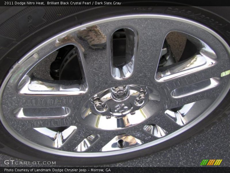 Brilliant Black Crystal Pearl / Dark Slate Gray 2011 Dodge Nitro Heat