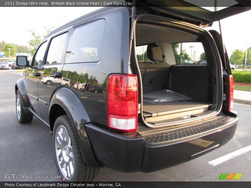 Brilliant Black Crystal Pearl / Dark Slate Gray 2011 Dodge Nitro Heat