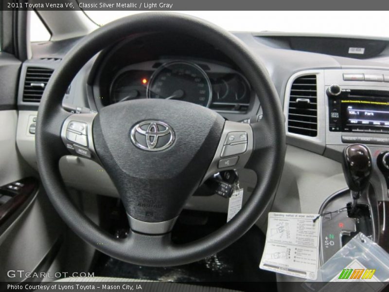 Classic Silver Metallic / Light Gray 2011 Toyota Venza V6