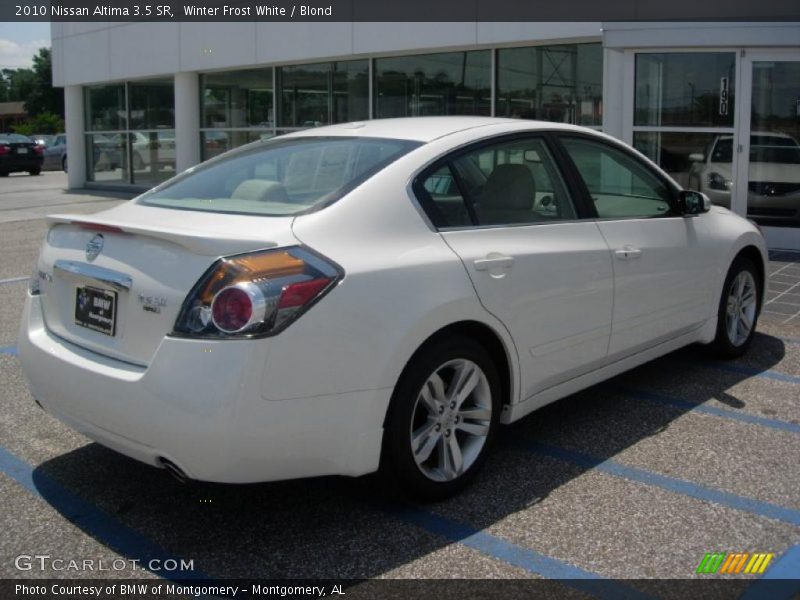 Winter Frost White / Blond 2010 Nissan Altima 3.5 SR