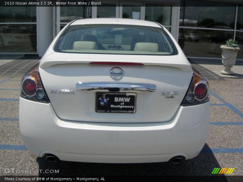 Winter Frost White / Blond 2010 Nissan Altima 3.5 SR