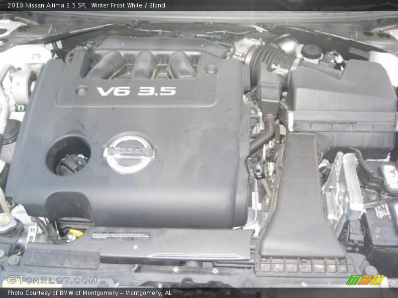 Winter Frost White / Blond 2010 Nissan Altima 3.5 SR