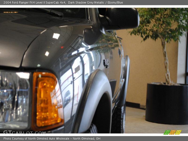 Dark Shadow Grey Metallic / Ebony/Blue 2004 Ford Ranger FX4 Level II SuperCab 4x4