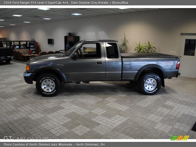 Dark Shadow Grey Metallic / Ebony/Blue 2004 Ford Ranger FX4 Level II SuperCab 4x4