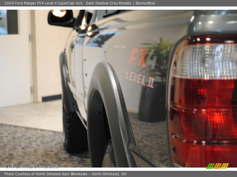 Dark Shadow Grey Metallic / Ebony/Blue 2004 Ford Ranger FX4 Level II SuperCab 4x4