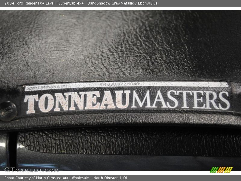 Dark Shadow Grey Metallic / Ebony/Blue 2004 Ford Ranger FX4 Level II SuperCab 4x4