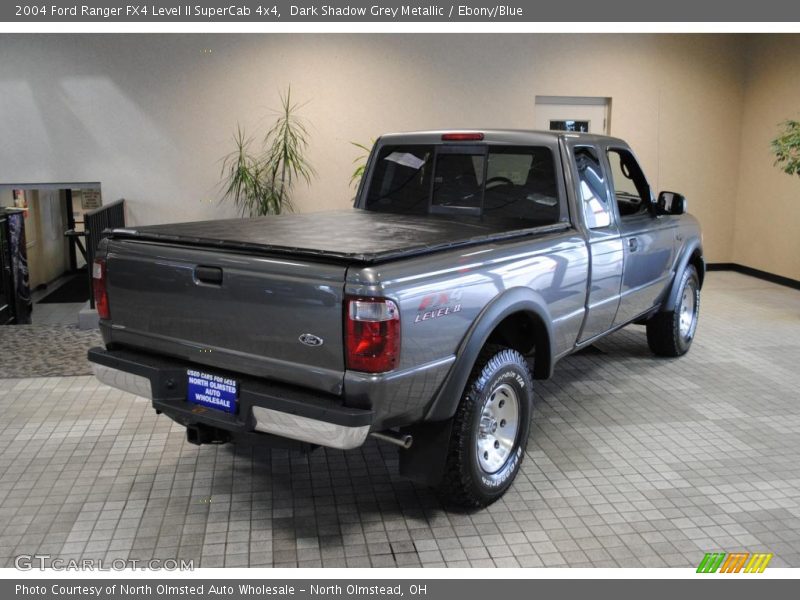 Dark Shadow Grey Metallic / Ebony/Blue 2004 Ford Ranger FX4 Level II SuperCab 4x4