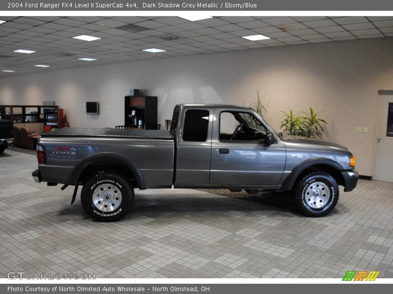 Dark Shadow Grey Metallic / Ebony/Blue 2004 Ford Ranger FX4 Level II SuperCab 4x4
