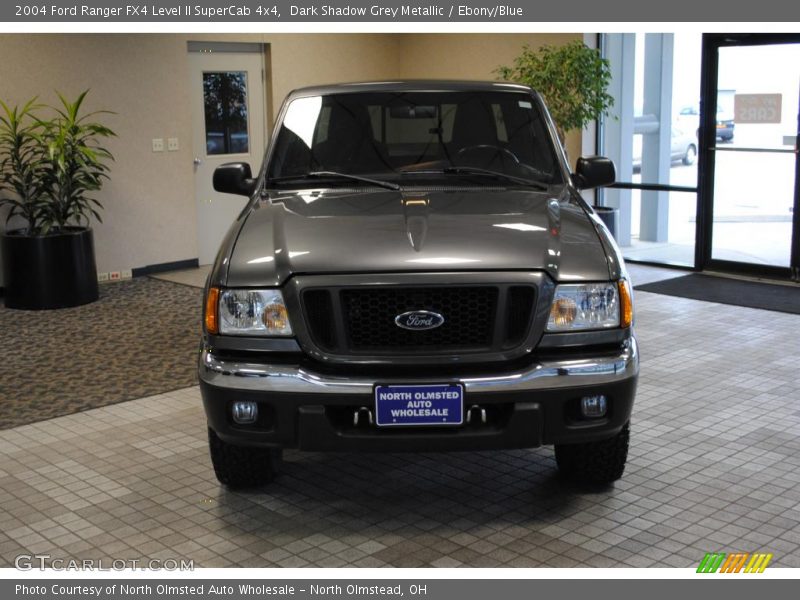 Dark Shadow Grey Metallic / Ebony/Blue 2004 Ford Ranger FX4 Level II SuperCab 4x4
