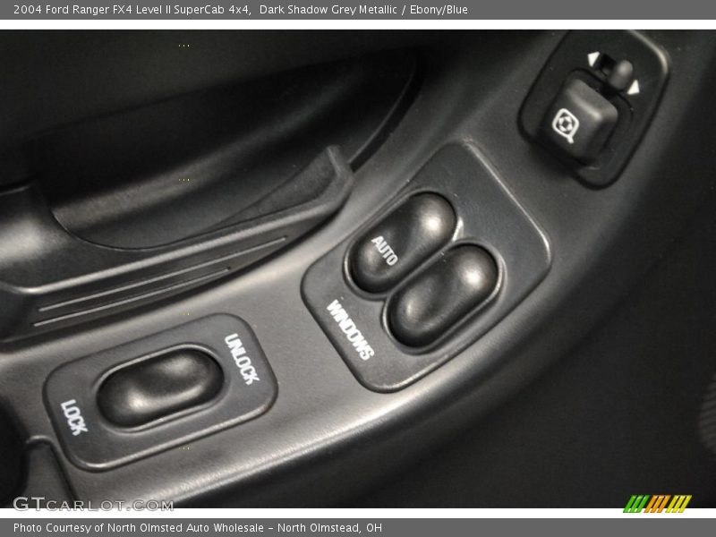 Dark Shadow Grey Metallic / Ebony/Blue 2004 Ford Ranger FX4 Level II SuperCab 4x4