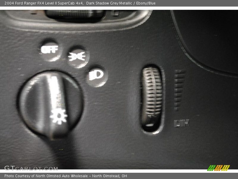 Dark Shadow Grey Metallic / Ebony/Blue 2004 Ford Ranger FX4 Level II SuperCab 4x4