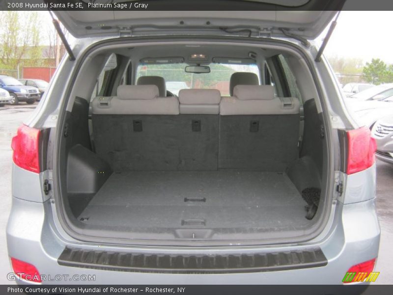 Platinum Sage / Gray 2008 Hyundai Santa Fe SE