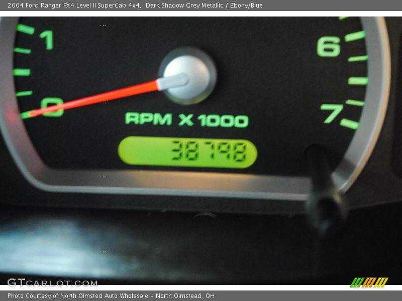 Dark Shadow Grey Metallic / Ebony/Blue 2004 Ford Ranger FX4 Level II SuperCab 4x4