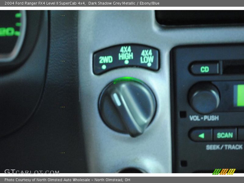 Dark Shadow Grey Metallic / Ebony/Blue 2004 Ford Ranger FX4 Level II SuperCab 4x4