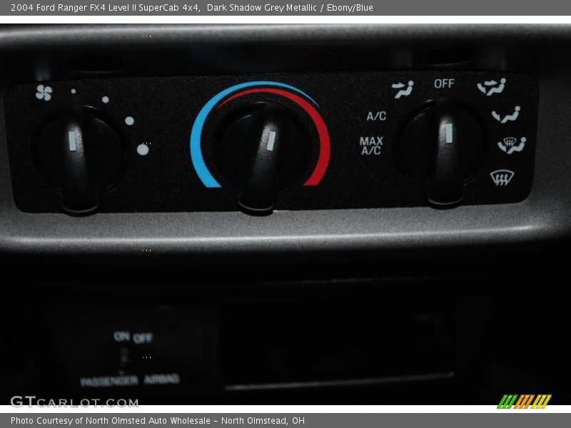 Dark Shadow Grey Metallic / Ebony/Blue 2004 Ford Ranger FX4 Level II SuperCab 4x4