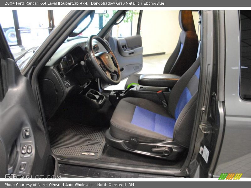 Dark Shadow Grey Metallic / Ebony/Blue 2004 Ford Ranger FX4 Level II SuperCab 4x4