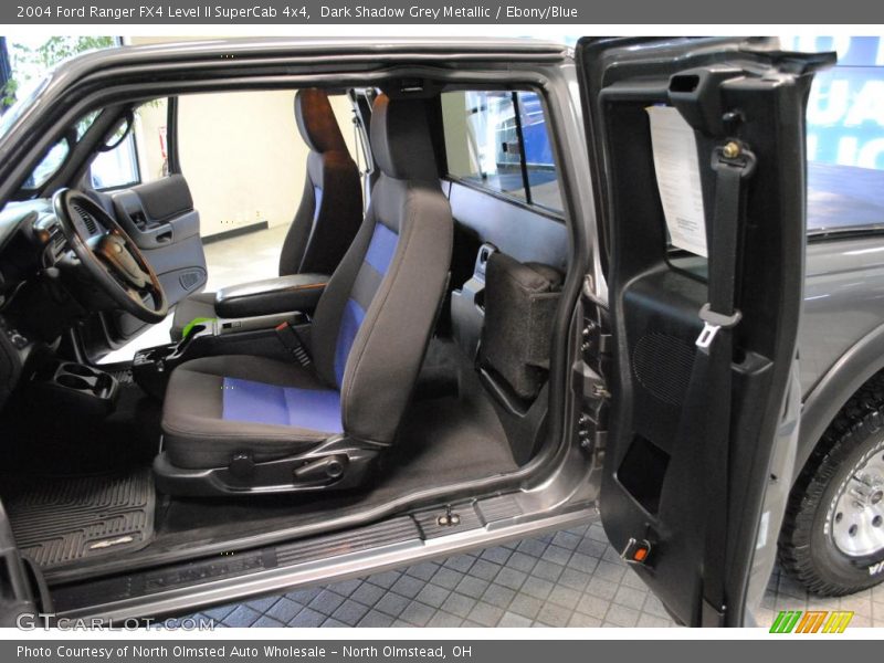 Dark Shadow Grey Metallic / Ebony/Blue 2004 Ford Ranger FX4 Level II SuperCab 4x4