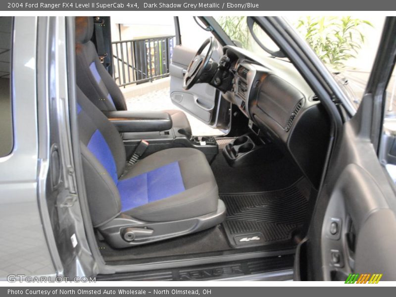 Dark Shadow Grey Metallic / Ebony/Blue 2004 Ford Ranger FX4 Level II SuperCab 4x4