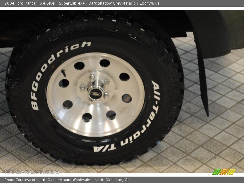 Dark Shadow Grey Metallic / Ebony/Blue 2004 Ford Ranger FX4 Level II SuperCab 4x4