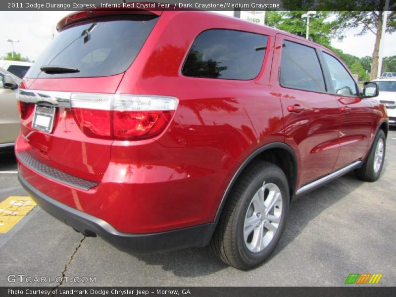 Inferno Red Crystal Pearl / Dark Graystone/Medium Graystone 2011 Dodge Durango Express