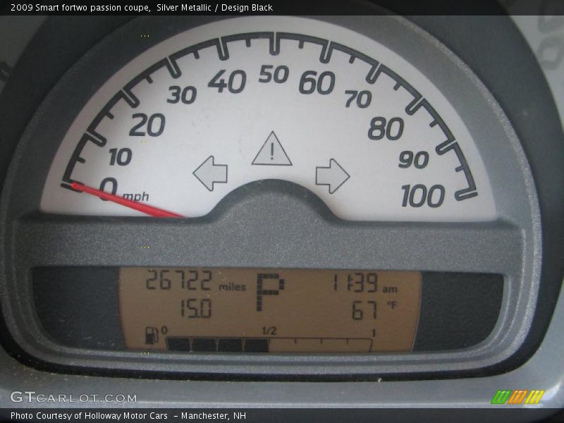 Silver Metallic / Design Black 2009 Smart fortwo passion coupe
