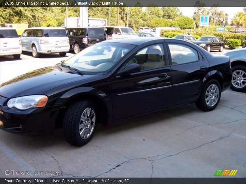 Brilliant Black / Light Taupe 2005 Chrysler Sebring Limited Sedan