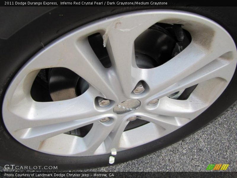 Inferno Red Crystal Pearl / Dark Graystone/Medium Graystone 2011 Dodge Durango Express