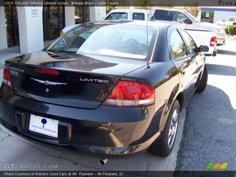 Brilliant Black / Light Taupe 2005 Chrysler Sebring Limited Sedan