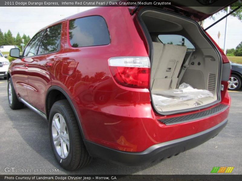 Inferno Red Crystal Pearl / Dark Graystone/Medium Graystone 2011 Dodge Durango Express