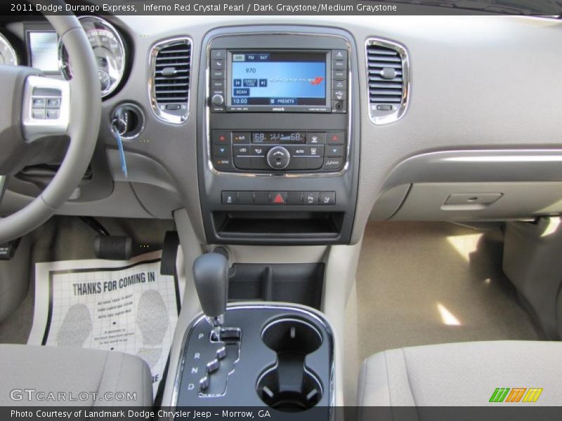 Inferno Red Crystal Pearl / Dark Graystone/Medium Graystone 2011 Dodge Durango Express