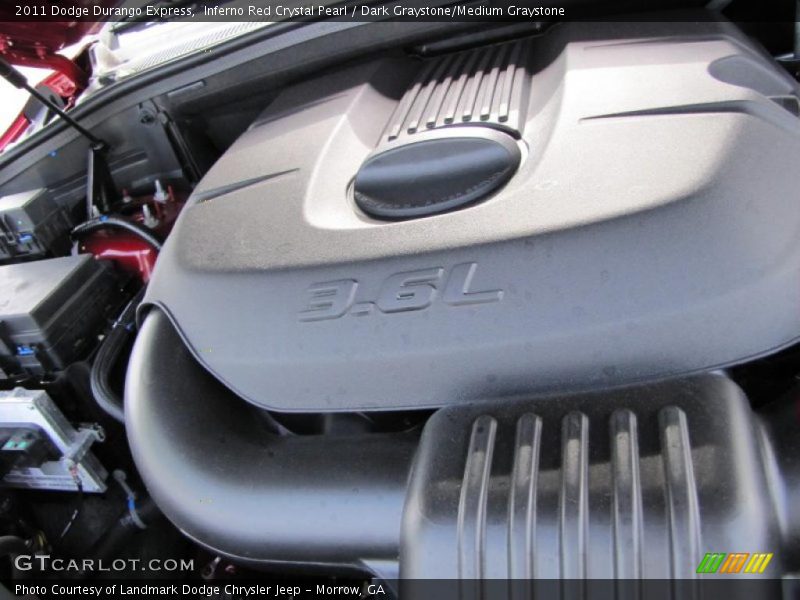 Inferno Red Crystal Pearl / Dark Graystone/Medium Graystone 2011 Dodge Durango Express