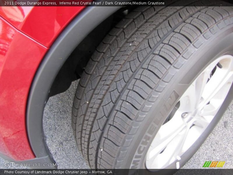 Inferno Red Crystal Pearl / Dark Graystone/Medium Graystone 2011 Dodge Durango Express