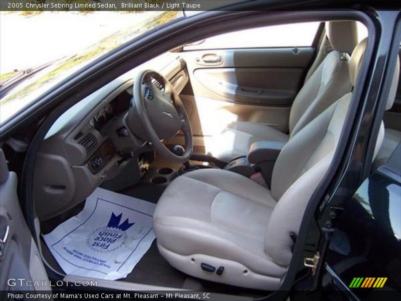 Brilliant Black / Light Taupe 2005 Chrysler Sebring Limited Sedan