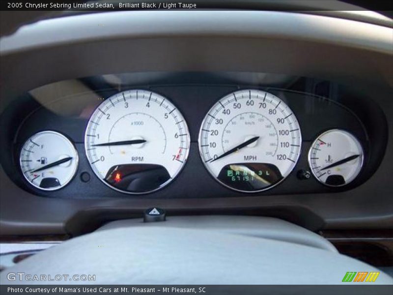 Brilliant Black / Light Taupe 2005 Chrysler Sebring Limited Sedan
