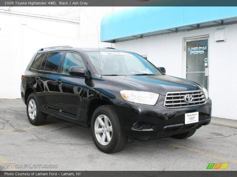 Black / Ash Gray 2008 Toyota Highlander 4WD