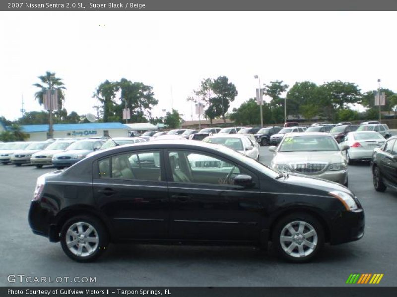 Super Black / Beige 2007 Nissan Sentra 2.0 SL