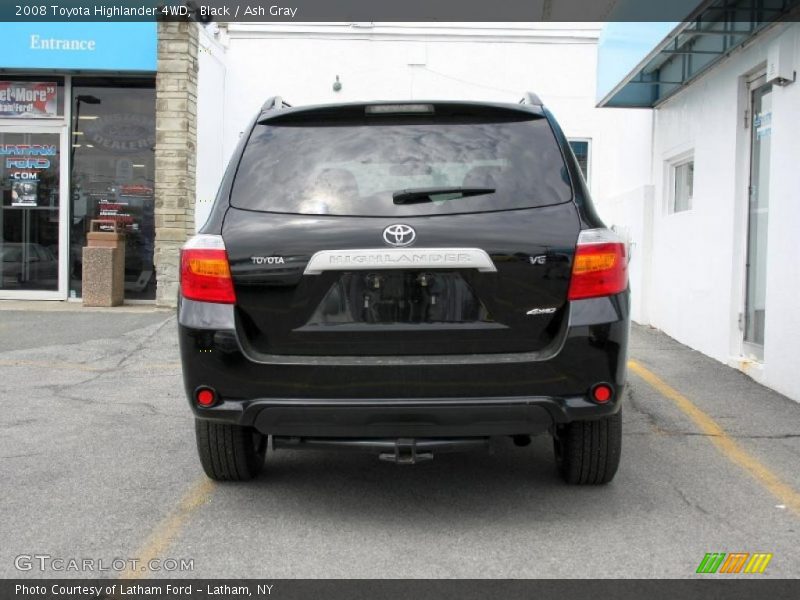 Black / Ash Gray 2008 Toyota Highlander 4WD
