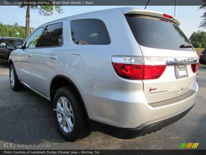 Bright Silver Metallic / Black 2011 Dodge Durango Express