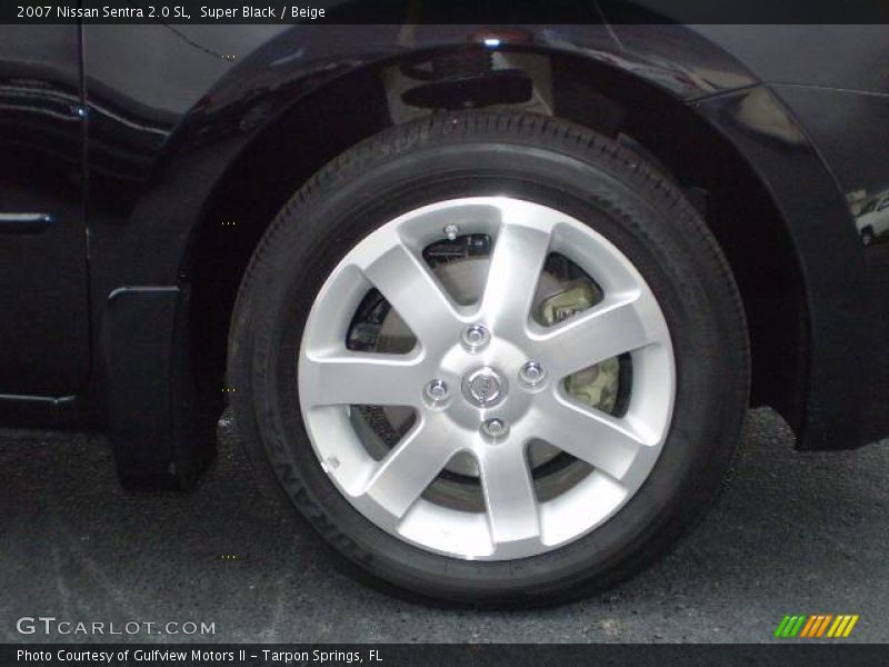 Super Black / Beige 2007 Nissan Sentra 2.0 SL