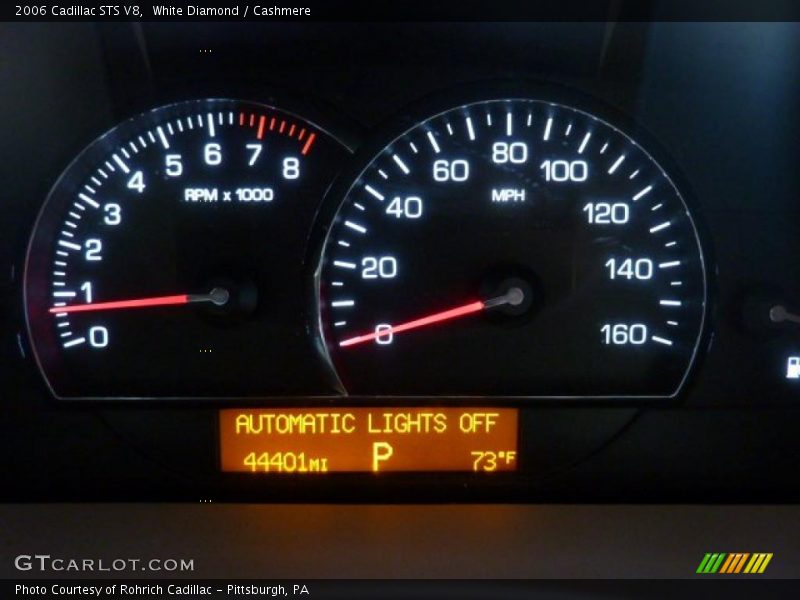 White Diamond / Cashmere 2006 Cadillac STS V8