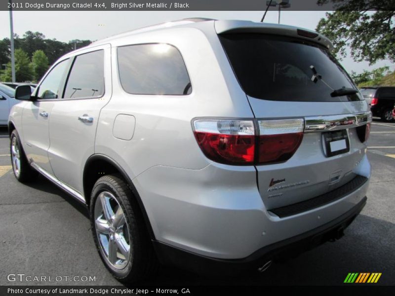 Bright Silver Metallic / Black 2011 Dodge Durango Citadel 4x4