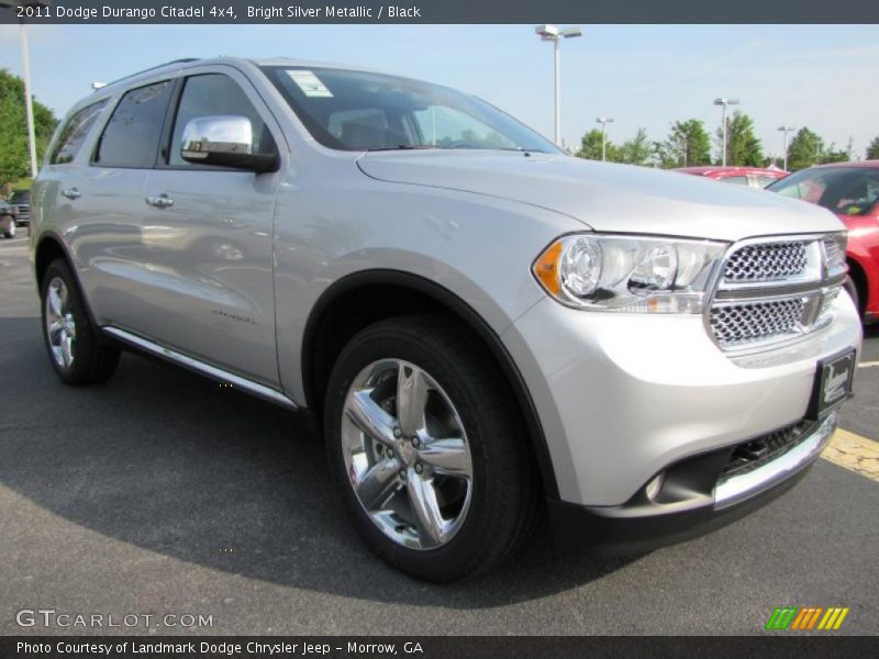 Bright Silver Metallic / Black 2011 Dodge Durango Citadel 4x4