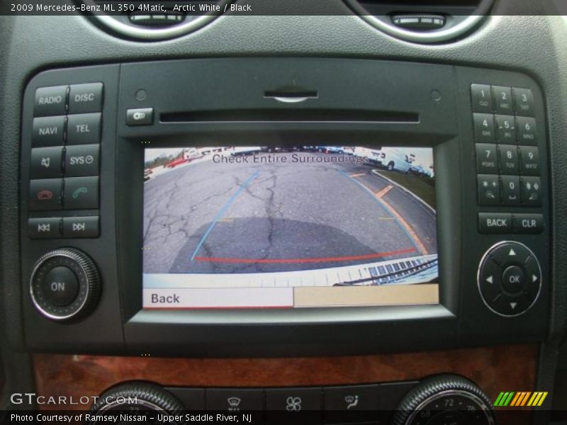 Arctic White / Black 2009 Mercedes-Benz ML 350 4Matic